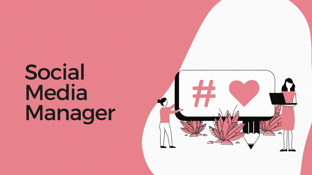 Social Media Manager option for work from job
