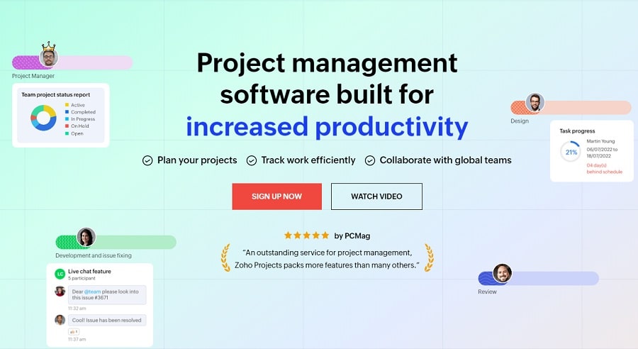 Zoho projects - best tool for small team