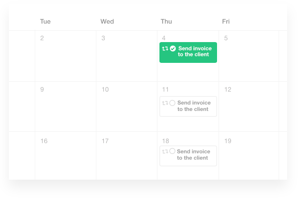 schedule task, add milestones with ProofHub's calendar