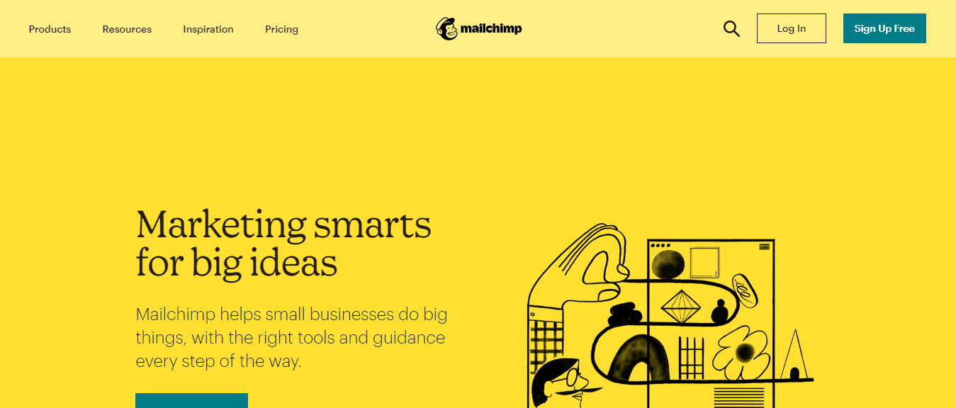 Mailchimp is an all-in-one integrated marketing platform