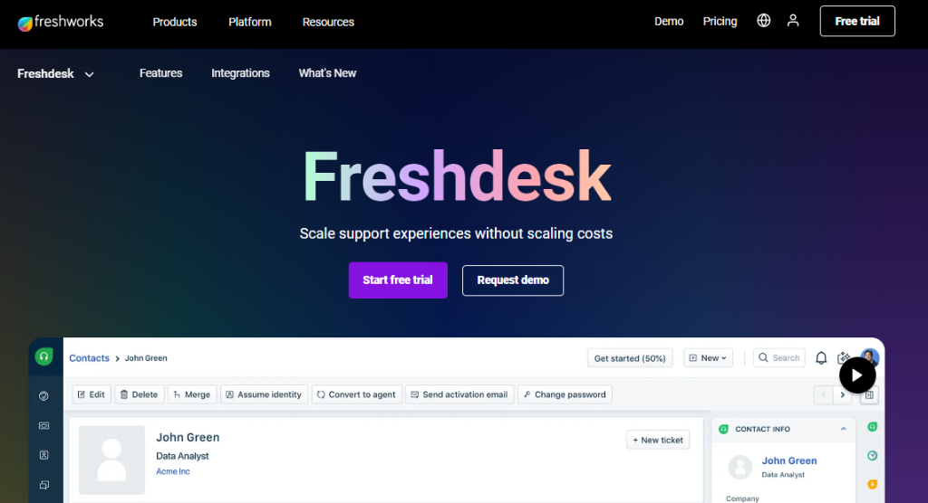 FreshDesk as a Customer Support Tool