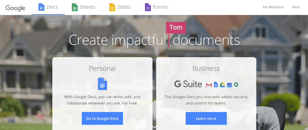 Google Docs Free Online Documents Collaboration Tool for Teams