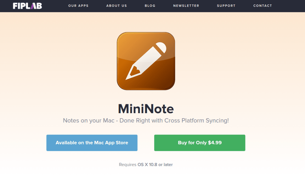 MiniNote todo list app