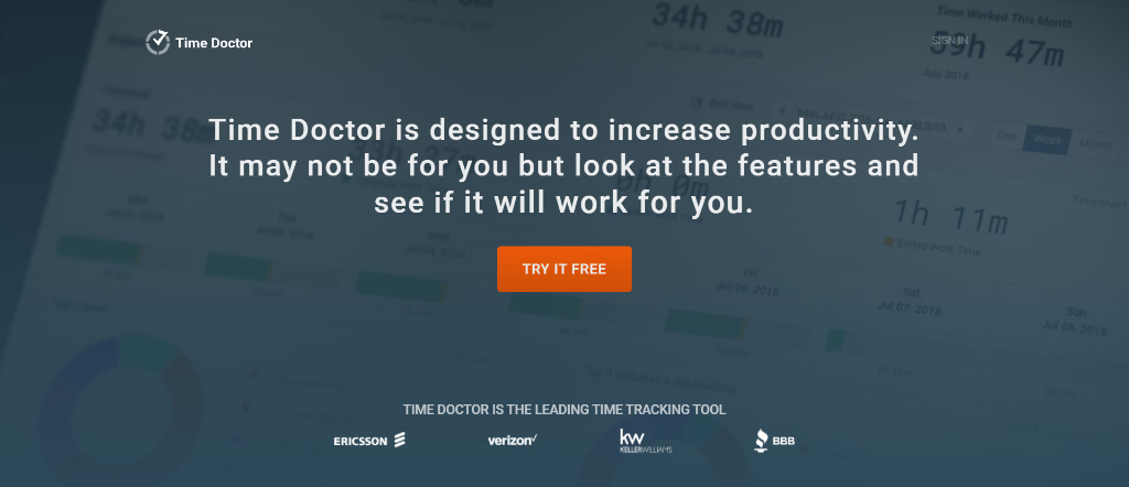 Time Doctor as remote employee time tracking tool