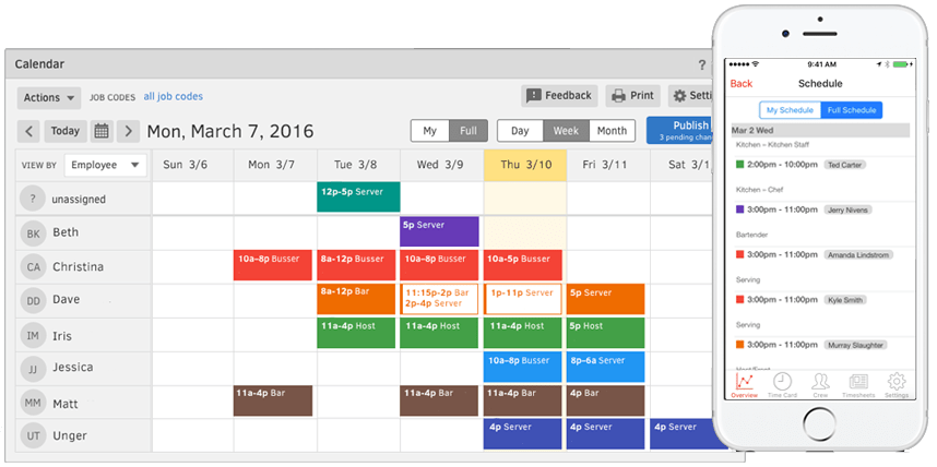 Tsheets - Time management app