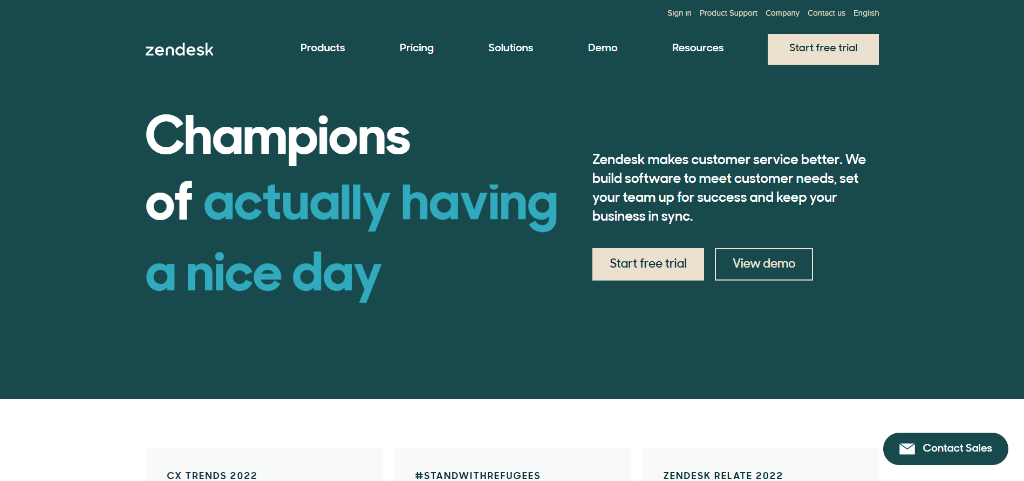Zendesk is a cloud-based help desk and customer service platform and best slack integration app