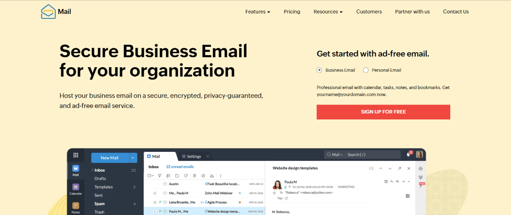 zoho mail alternative