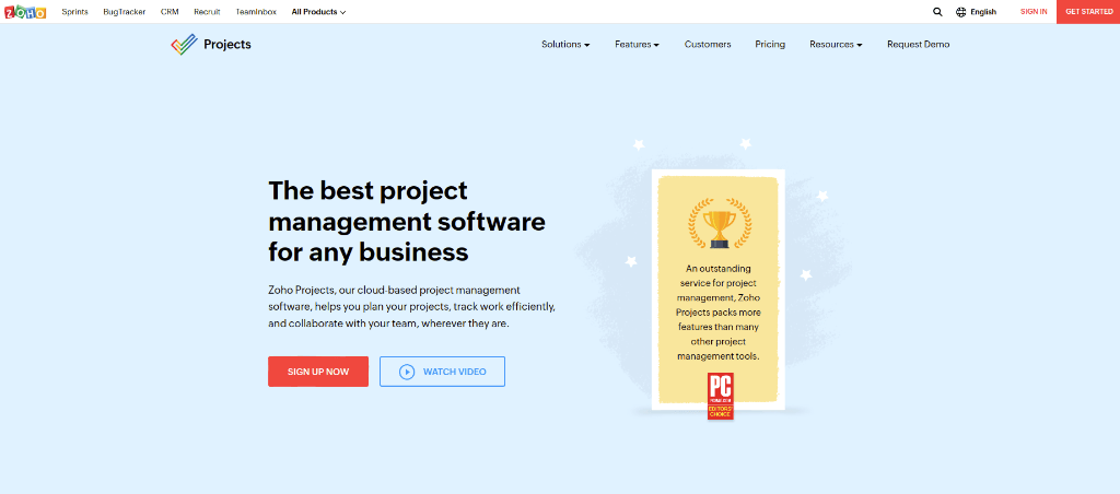 Zoho Projects as a Powerful Microsoft Project Alternatives